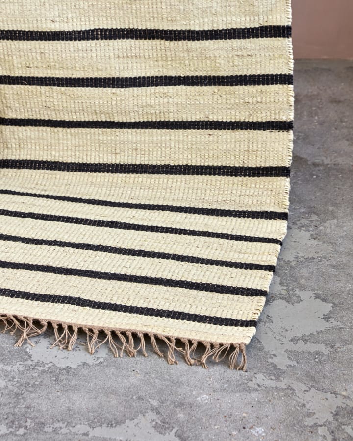 Sima tapete 180x180 cm, Svart-natur House Doctor