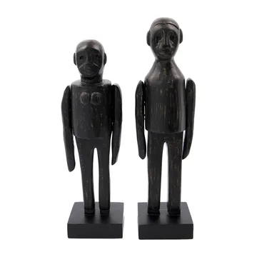 Spouses art work 32 cm, 2 peças - Preto - House Doctor