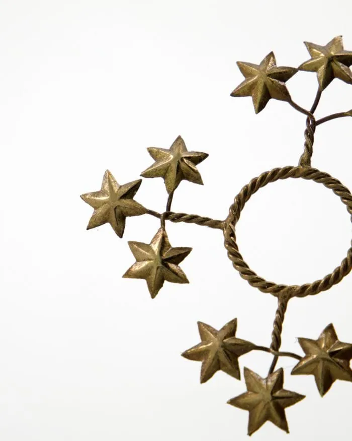 Star anel para vela, pack de 4, Dourado House Doctor