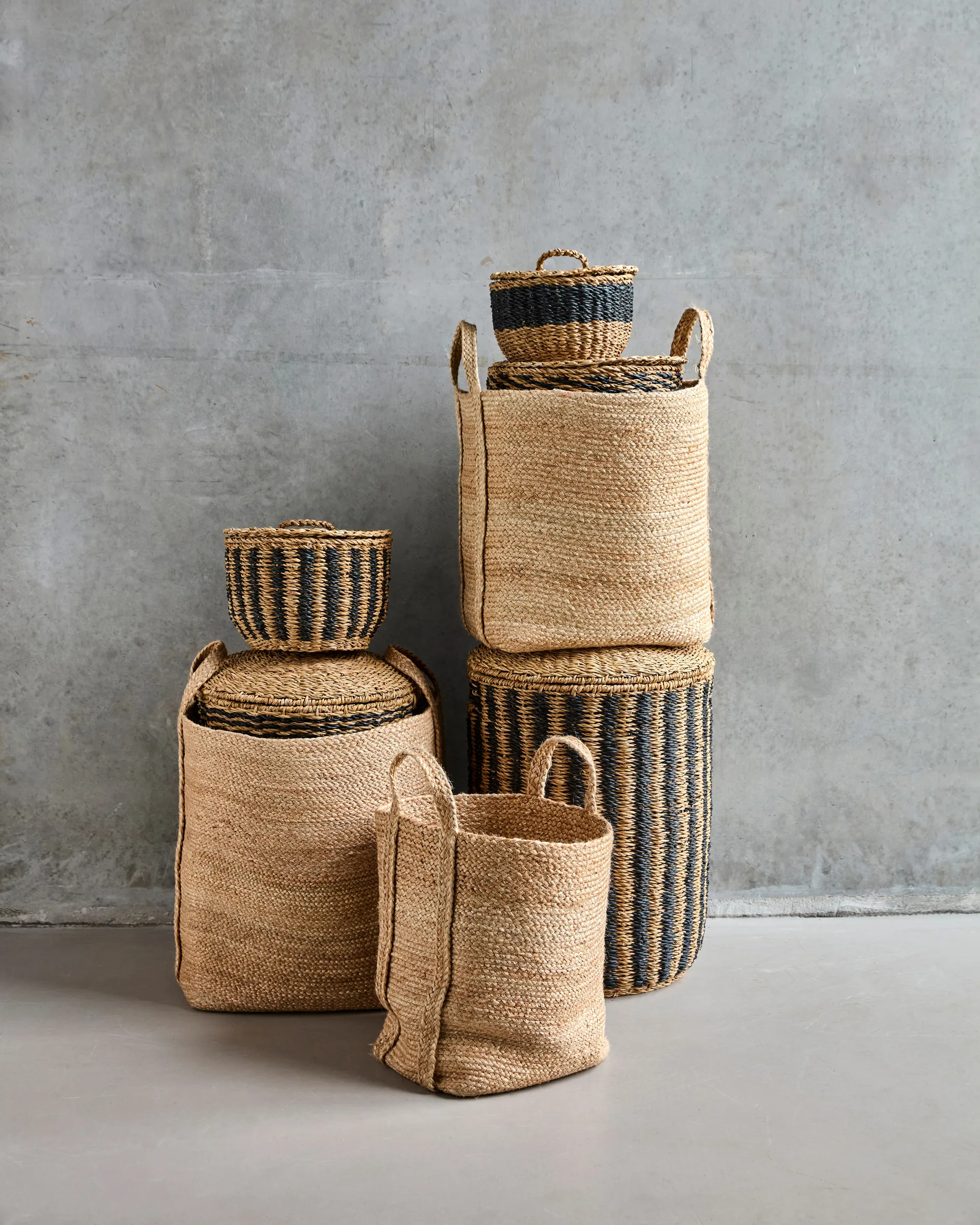 Stella cesto de armazenamento 3 peças, Natural House Doctor