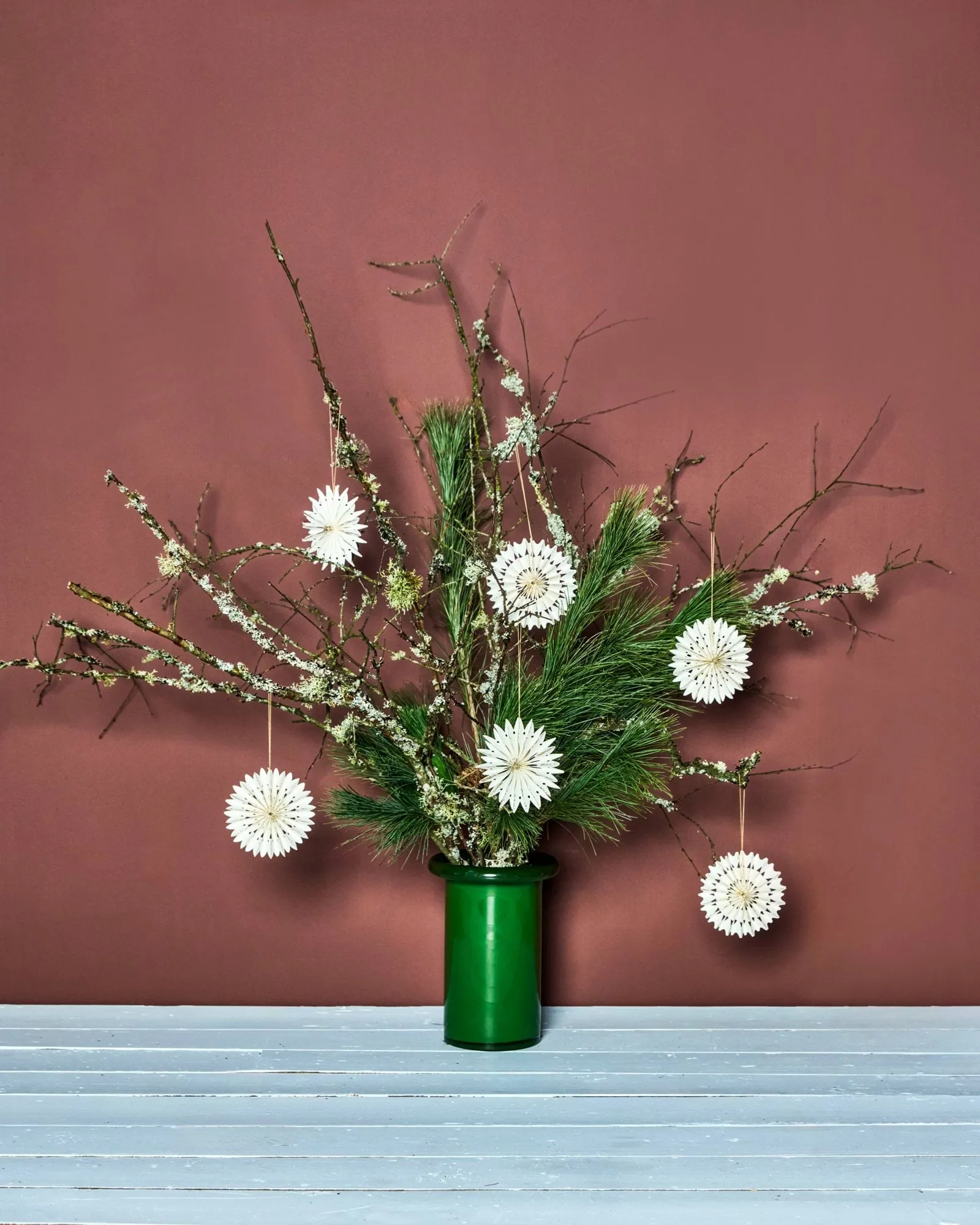 Stelle enfeites de Natal 6 peças, Off-White, Ø10,5 cm House Doctor