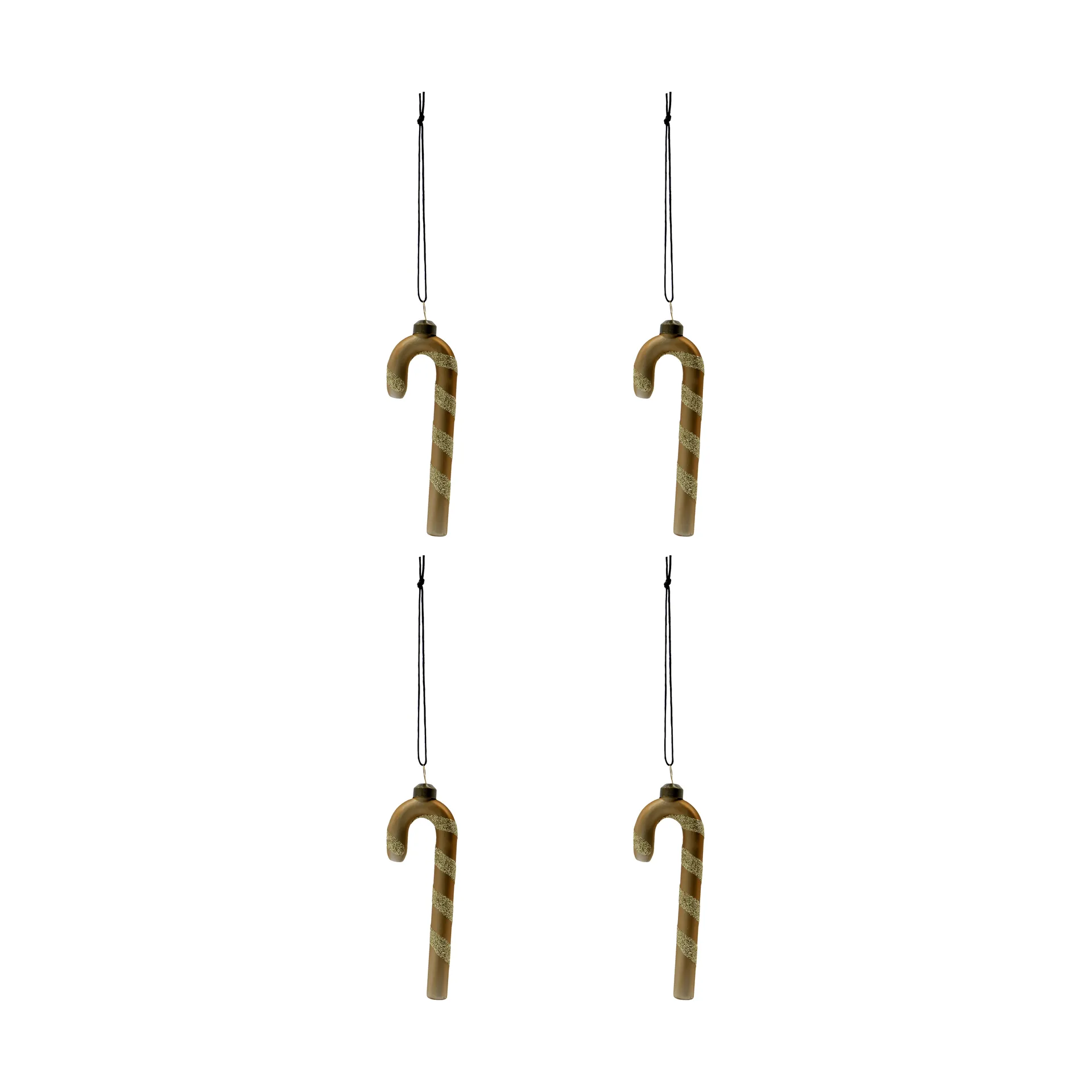 Stick ornamento de Natal 4-pack, Ouro House Doctor