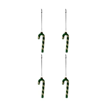 Stick ornamento de Natal 4-pack - Verde - House Doctor