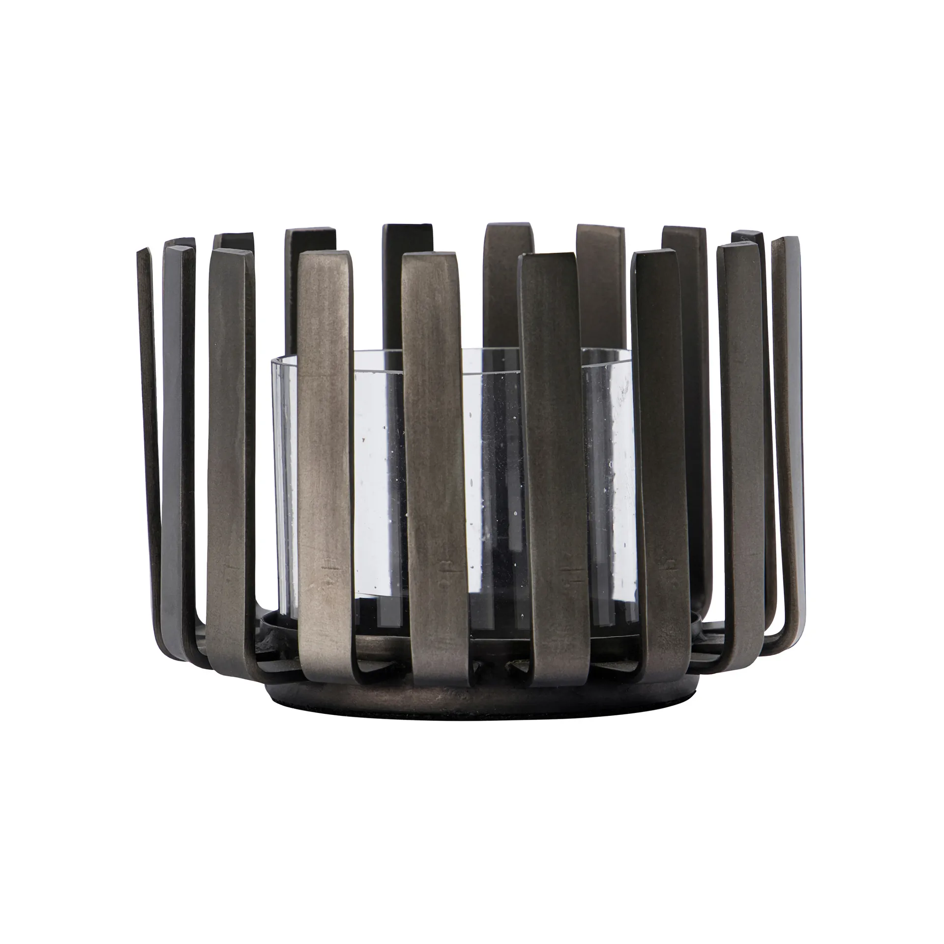 Suporte de velas Bars Ø10 cm, Preto House Doctor