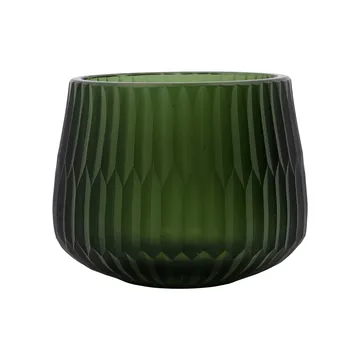 Suporte de velas Crown Ø14 cm - Verde - House Doctor