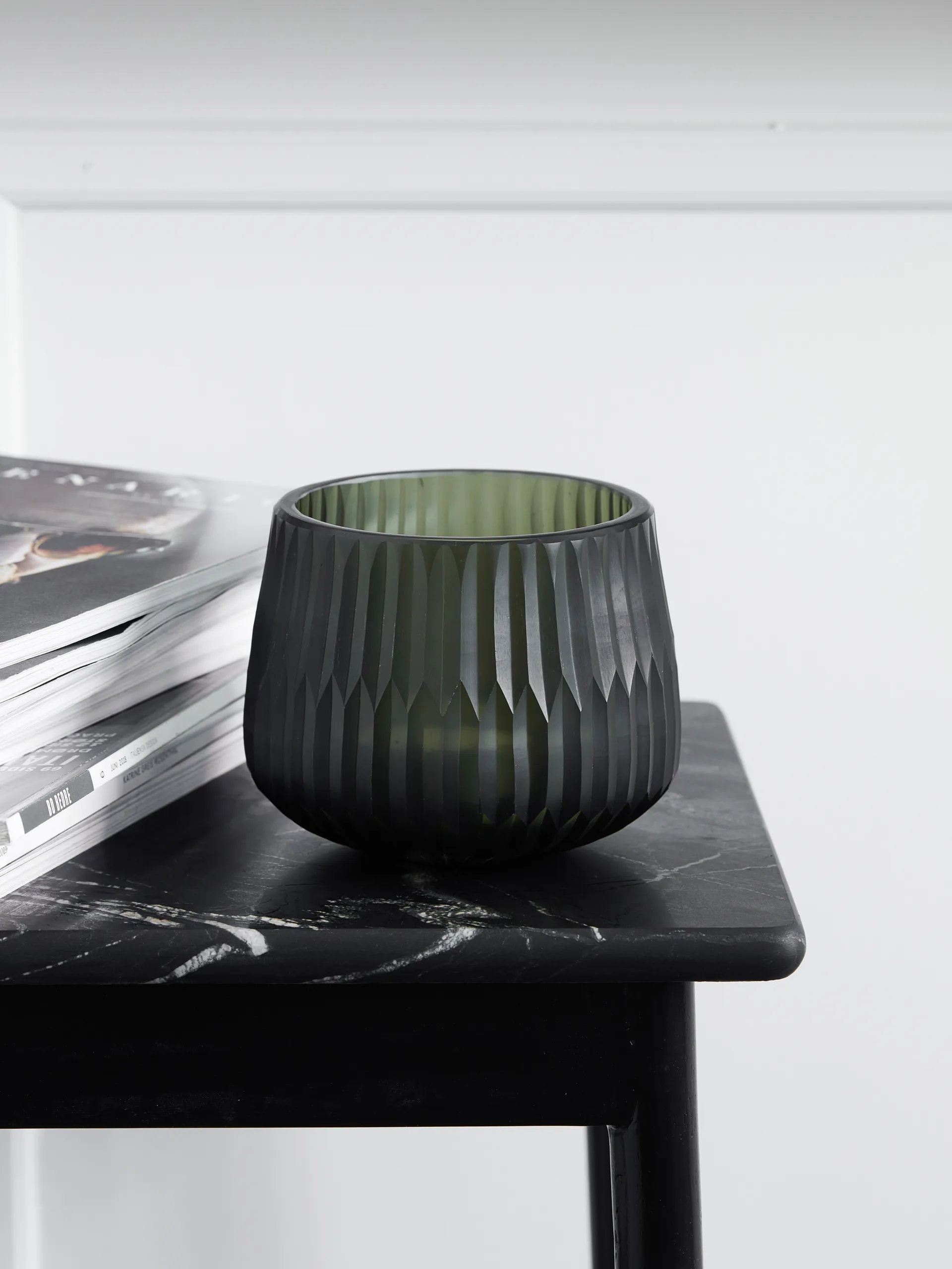 Suporte de velas Crown Ø14 cm, Verde House Doctor