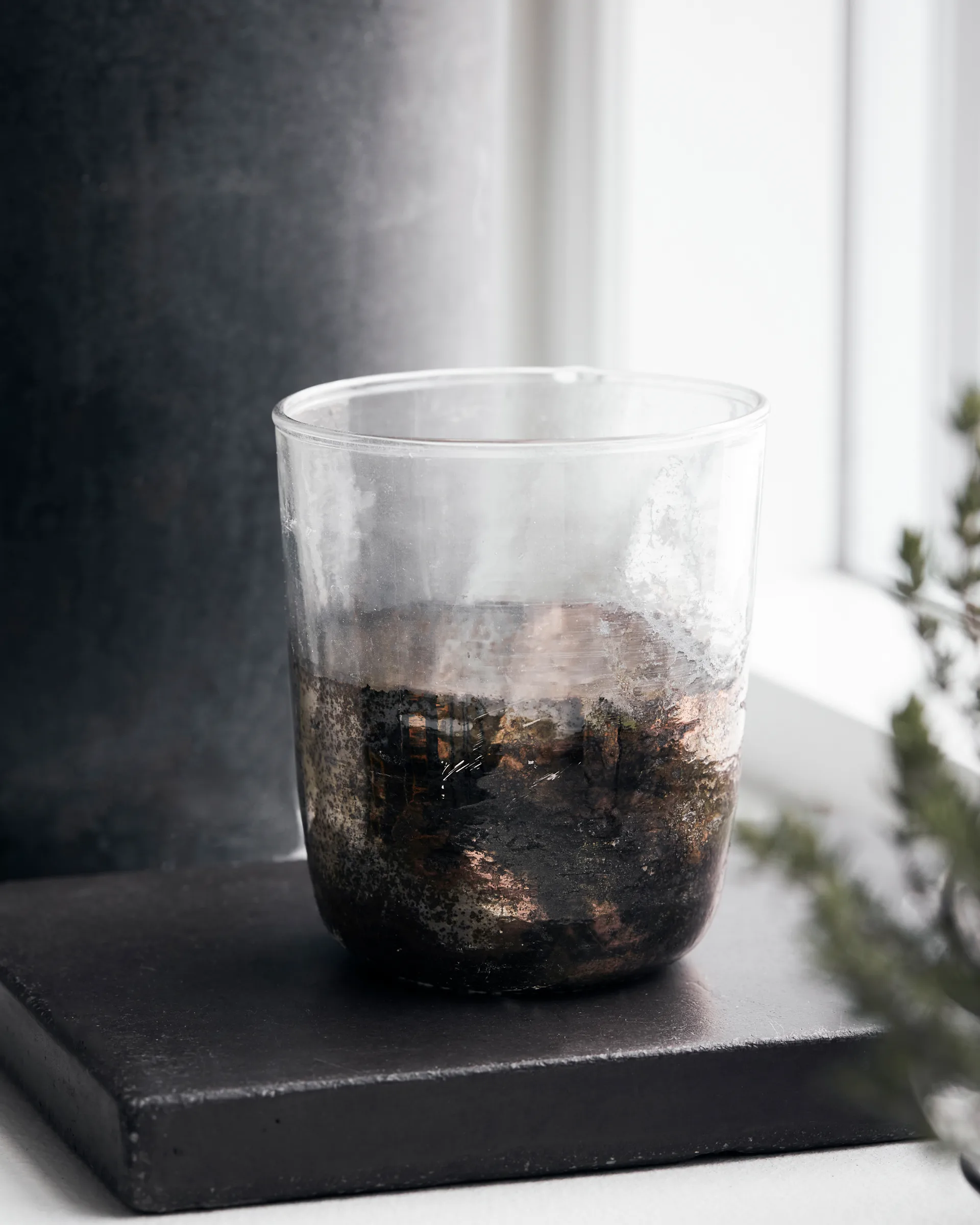 Suporte de velas Gem Ø9 cm, Clear-grey House Doctor