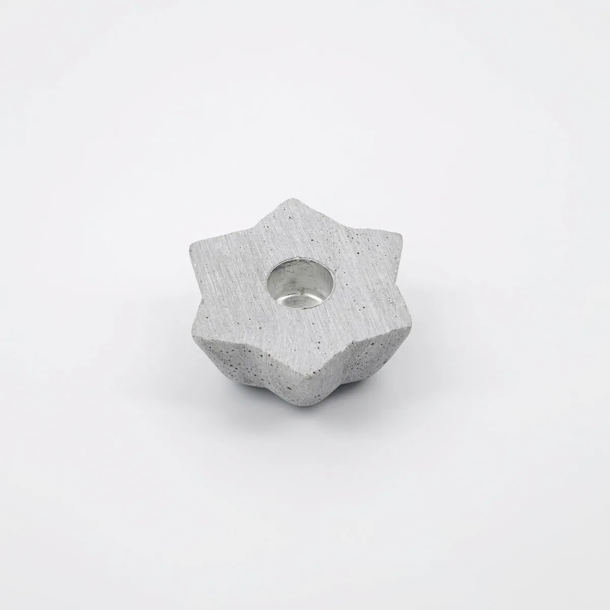 Suporte de velas Mold Little Star, cinza House Doctor