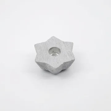 Suporte de velas Mold Little Star - cinza - House Doctor