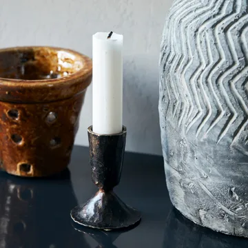 Suporte de velas Tino - preto - House Doctor