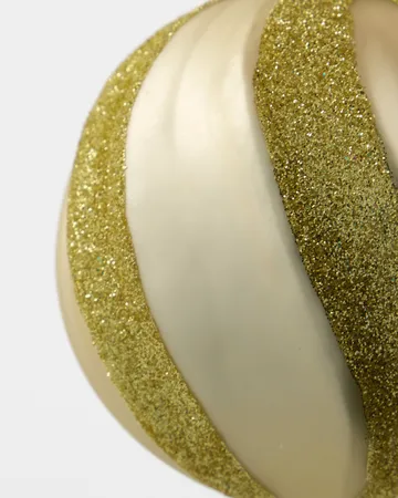 Swirl bolas de Natal 4-unidades - Champagne‑ouro - House Doctor