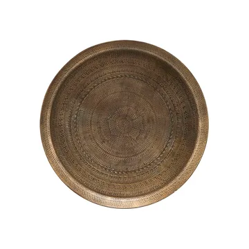 Tabuleiro Jhansi Ø29 cm - latão - House Doctor