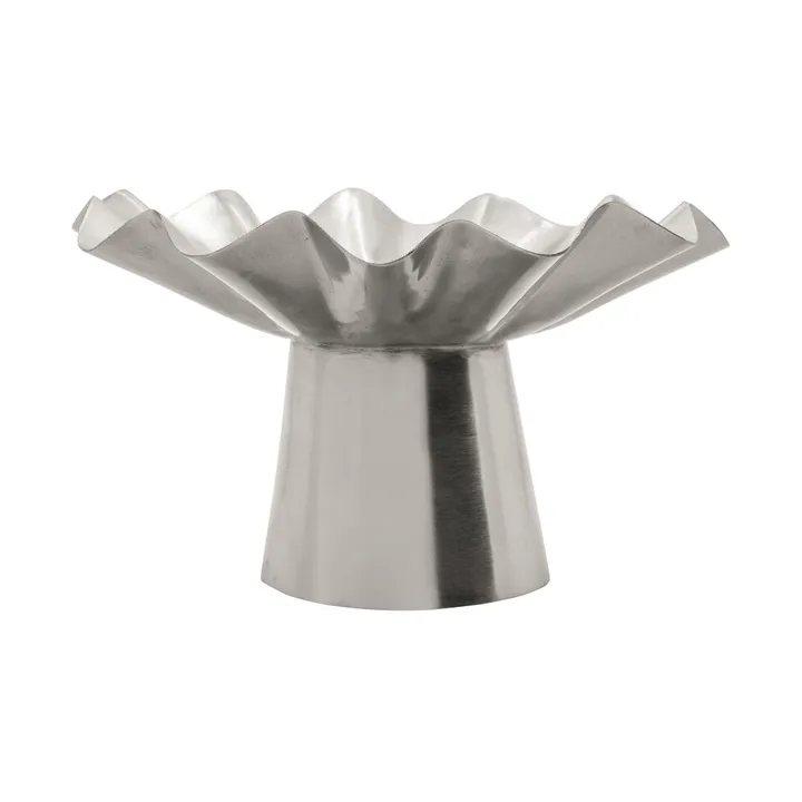 Taça decorativa Flood - Acabamento prateado, Ø22x14 cm - House Doctor