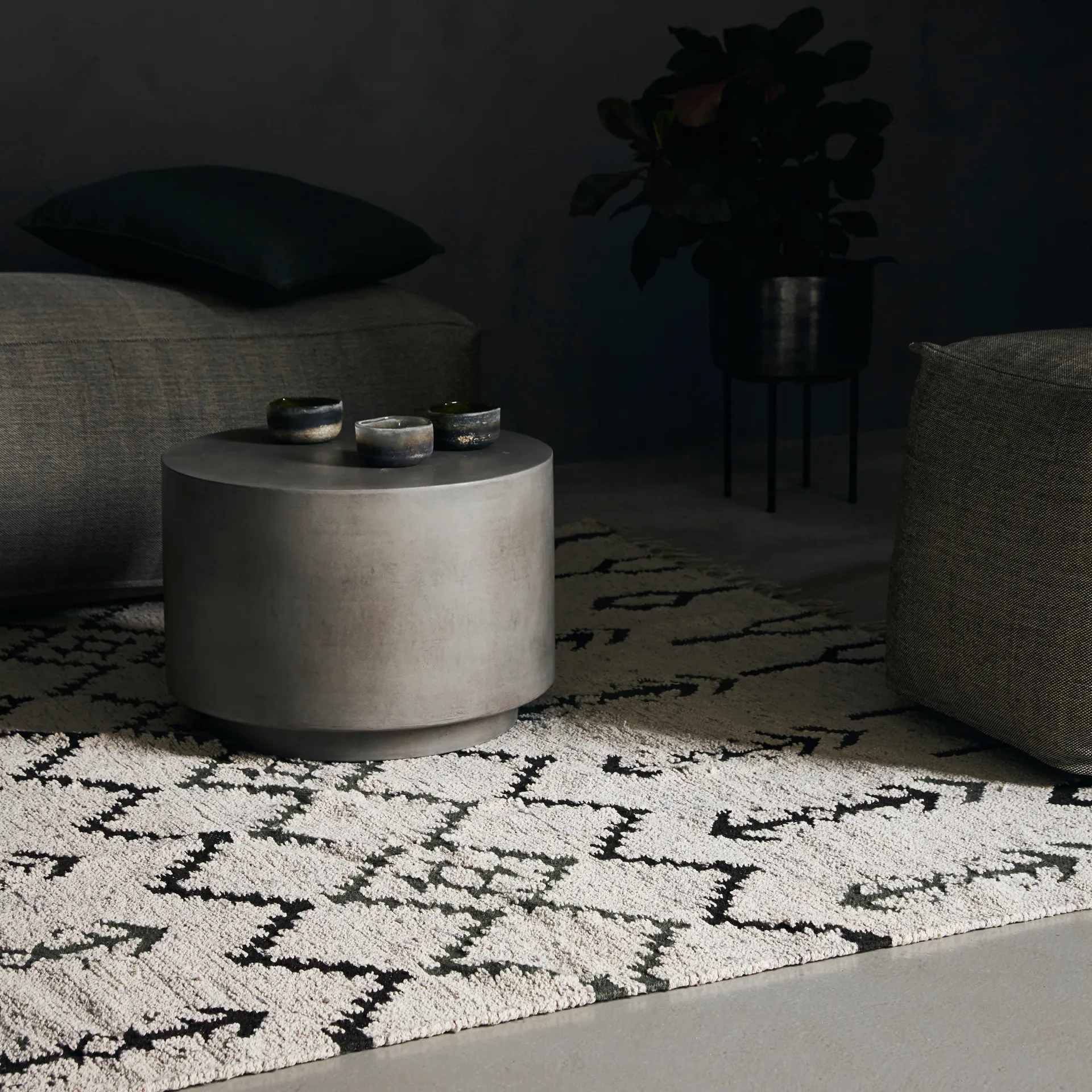 Tapete Arte 180x180 cm, Off-white House Doctor