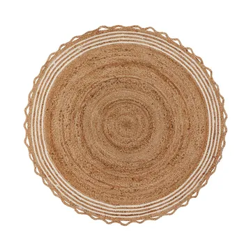 Tapete árvore de natal Nord Ø120 cm - juta-branco - House Doctor