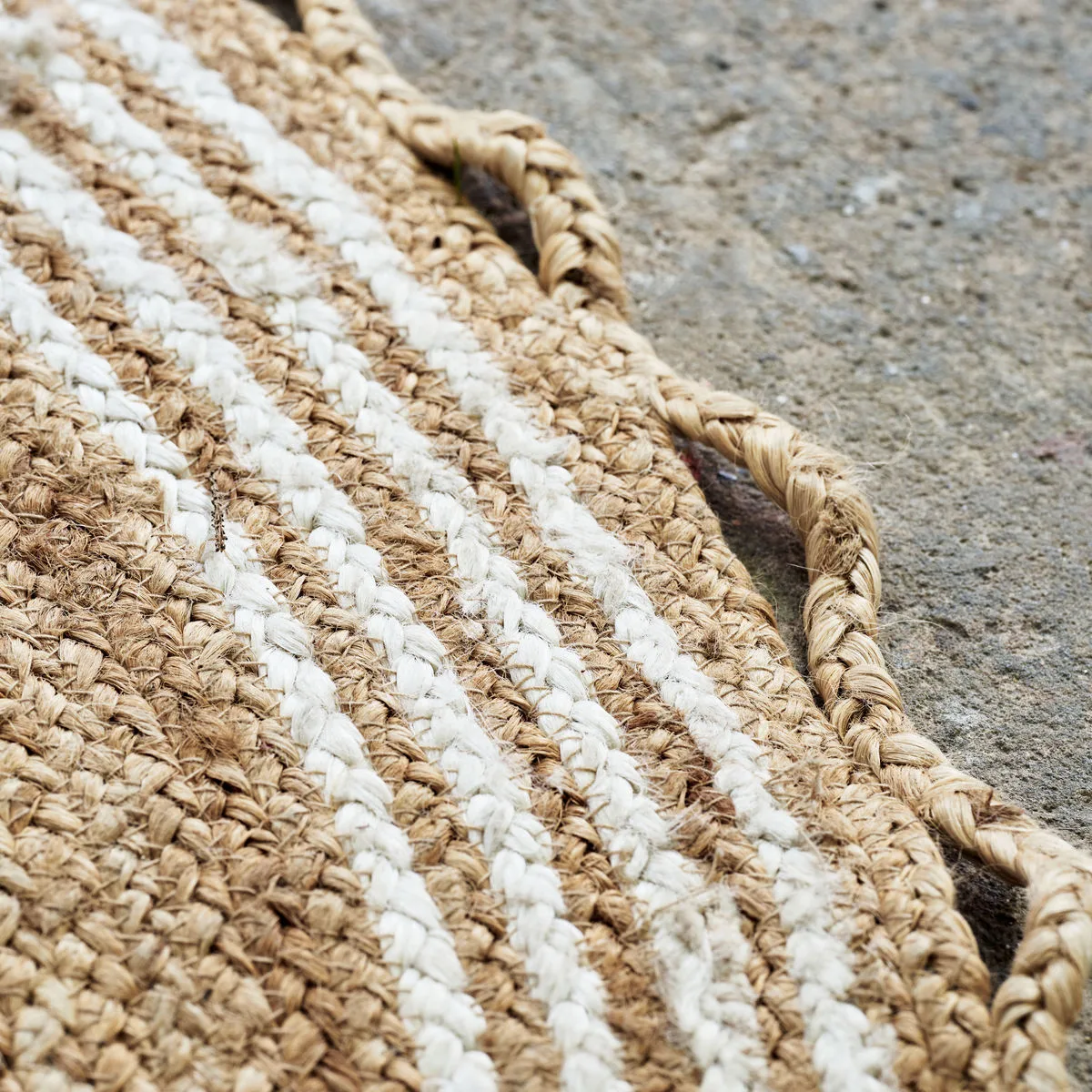 Tapete árvore de natal Nord Ø120 cm, juta-branco House Doctor