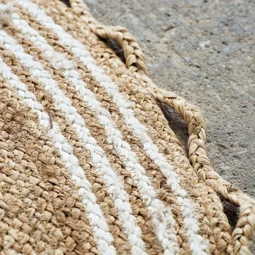 Tapete árvore de natal Nord Ø120 cm - juta-branco - House Doctor