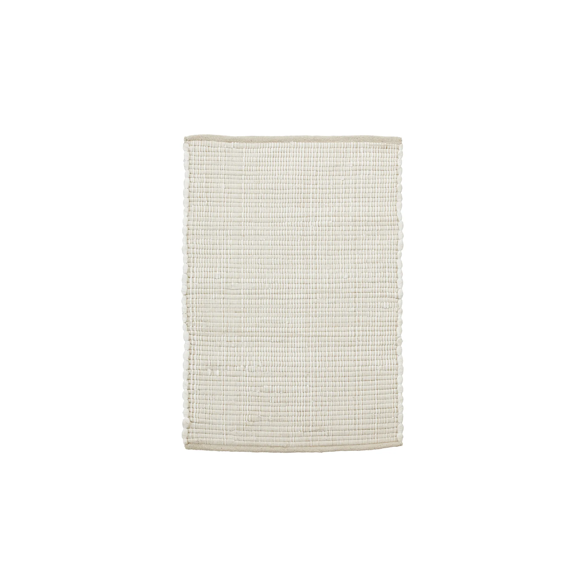 Tapete Chindi 60x90 cm, branco House Doctor