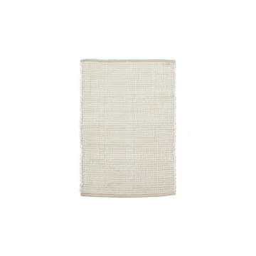 Tapete Chindi 60x90 cm - branco - House Doctor