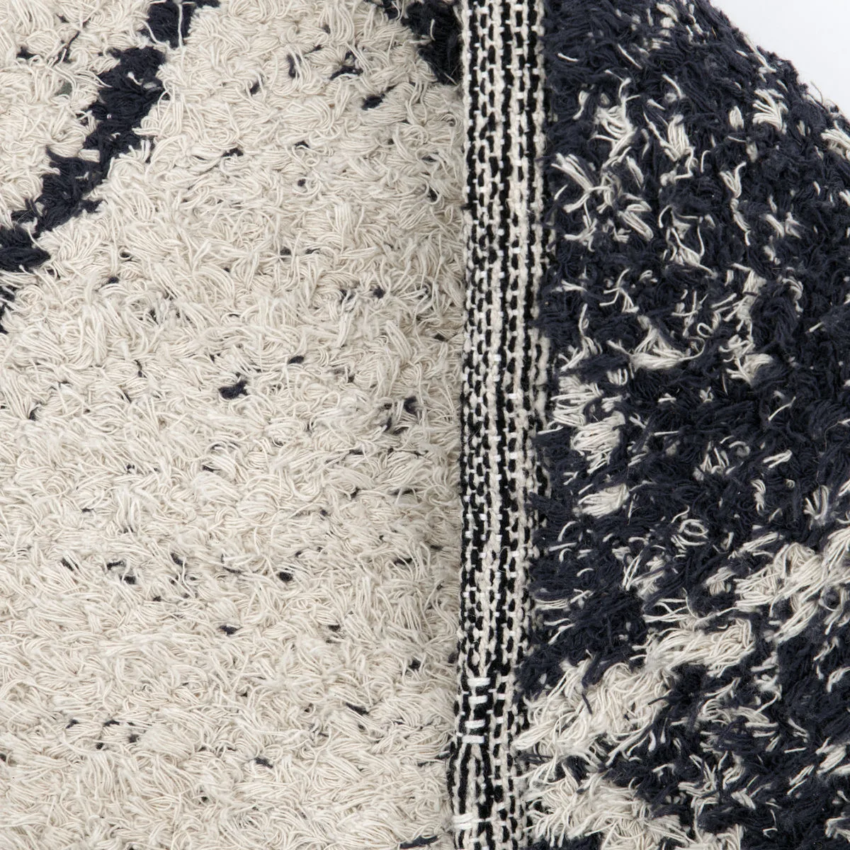 Tapete Cruz, Preto-off white, 140x200 cm House Doctor