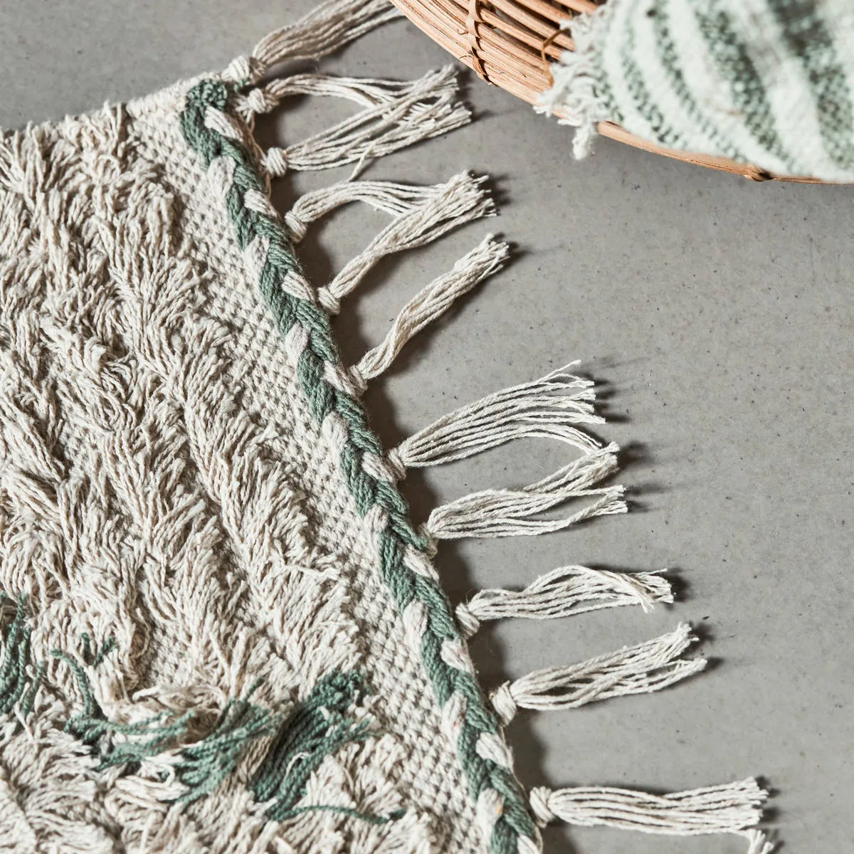 Tapete de entrada Minis 90x200 cm, Verde House Doctor