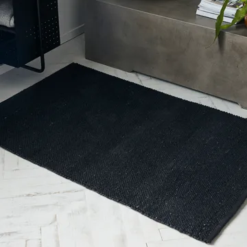 Tapete Hempi 85x130 cm - Preto - House Doctor