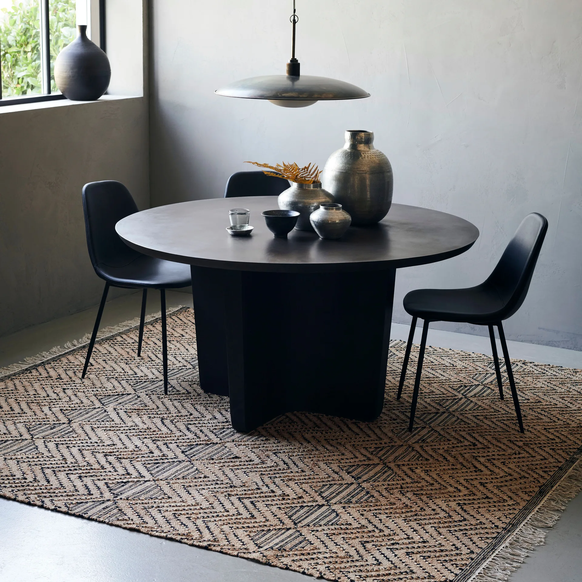 Tapete Ranjar 250x250 cm, Marrom House Doctor