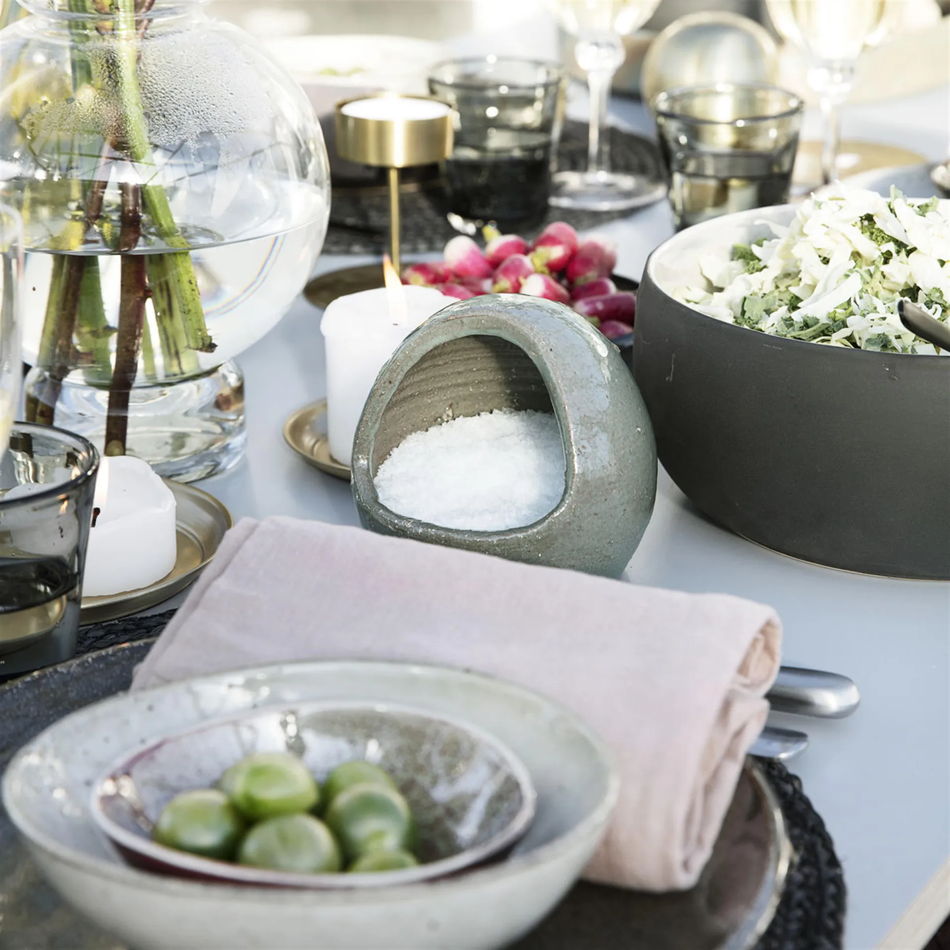 Tigela cinza Lake, 13,3 cm House Doctor