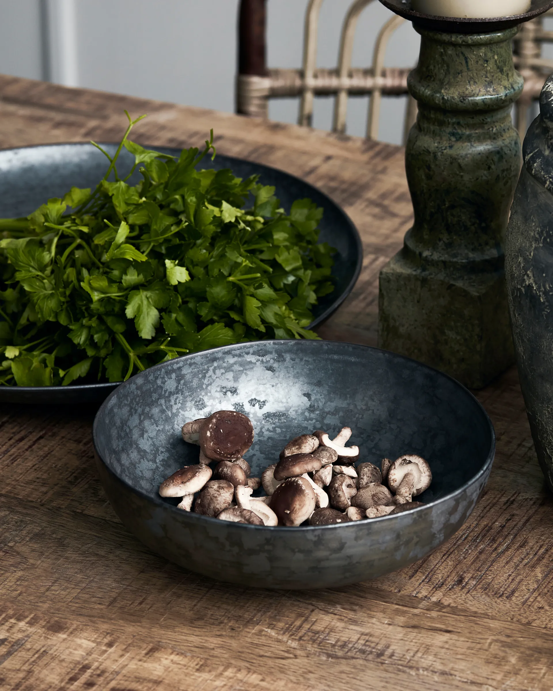 Tigela Pion Ø22 cm, Preto-castanho House Doctor