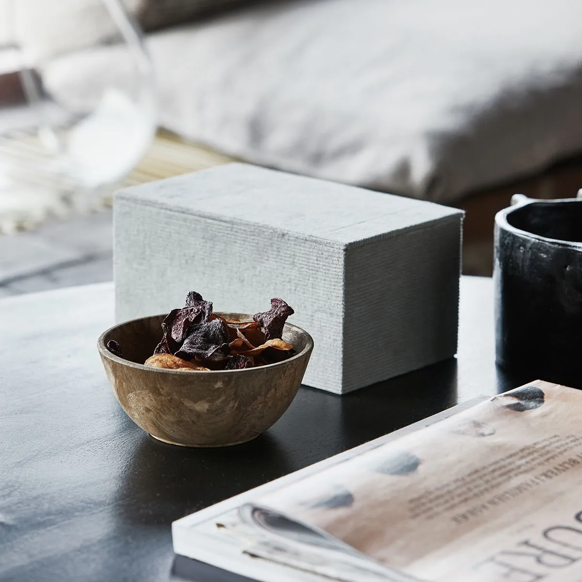 Tigela Serveur 13 cm, 4 un., dourado House Doctor