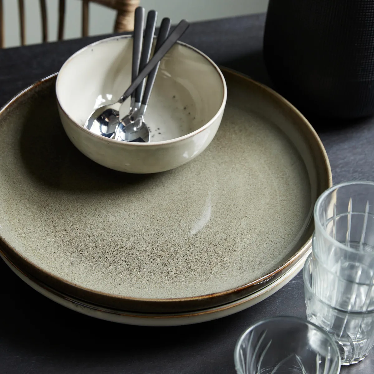 Travessa Lake Ø30 cm, Verde House Doctor