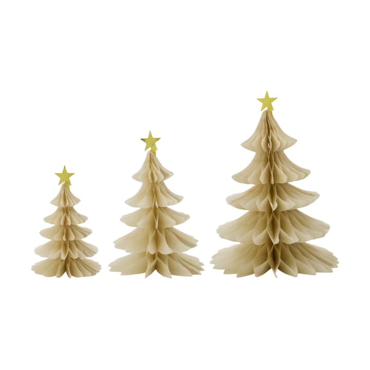 Tree árvore de Natal decorativa 3 peças - Marfim - House Doctor