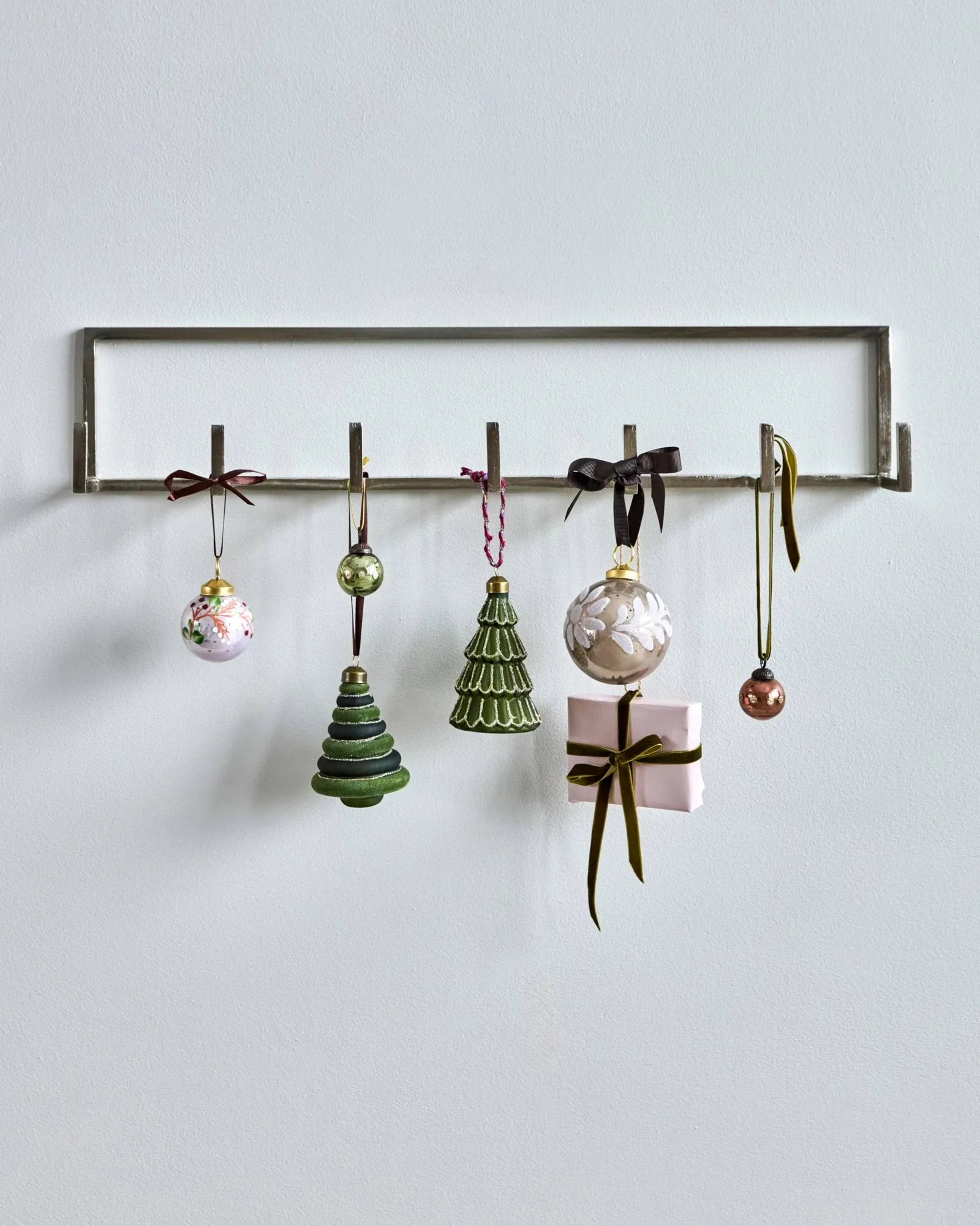Tree ornamento de Natal 2 peças, Verde House Doctor