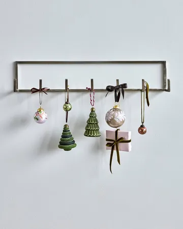 Tree ornamento de Natal 2 peças - Verde - House Doctor