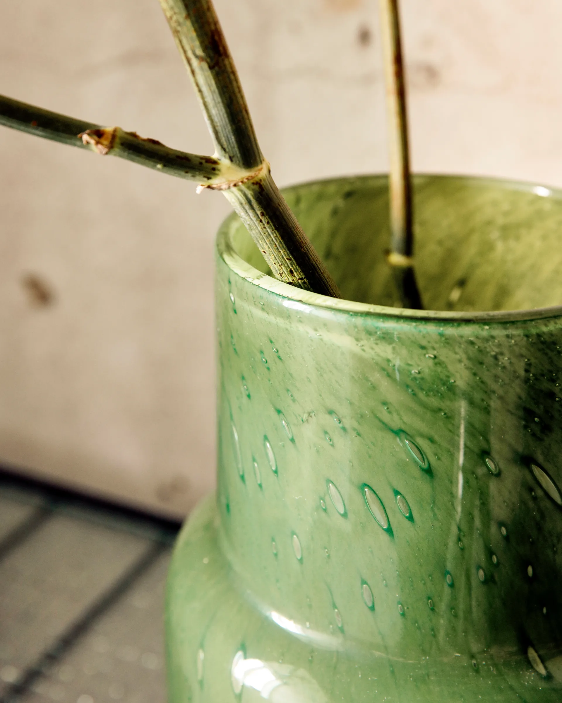 Vaso Bole Ø17,5 cm, Verde escuro House Doctor