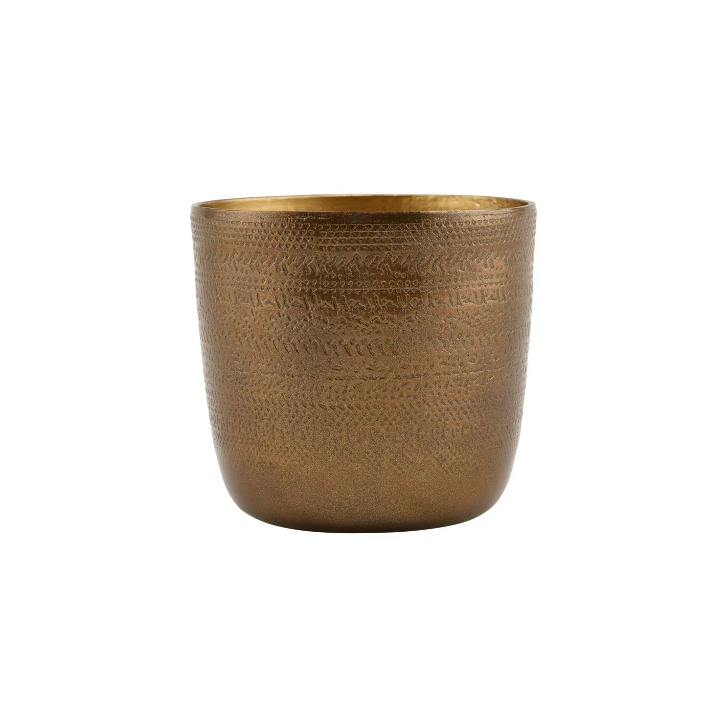 Vaso de flores Chappra Ø9,5 cm, latão antigo House Doctor