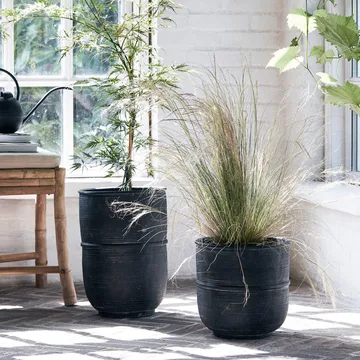 Vaso de flores Ground 28 cm - Concrete - House Doctor