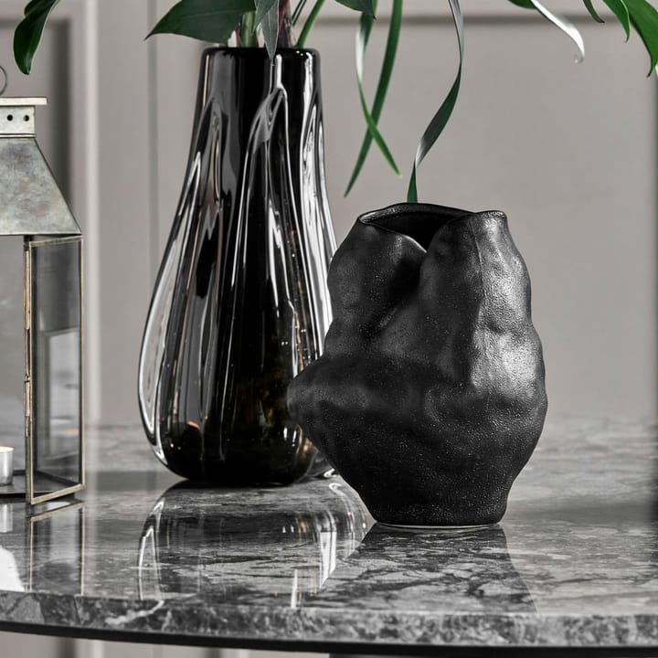 Vaso Fomu 20 cm, Preto House Doctor