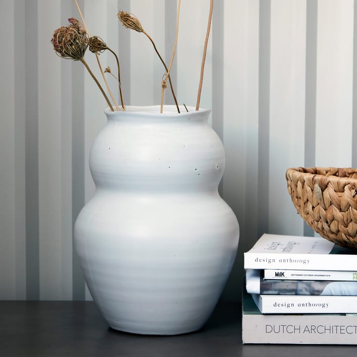 Vaso Juno 22 cm, branco House Doctor