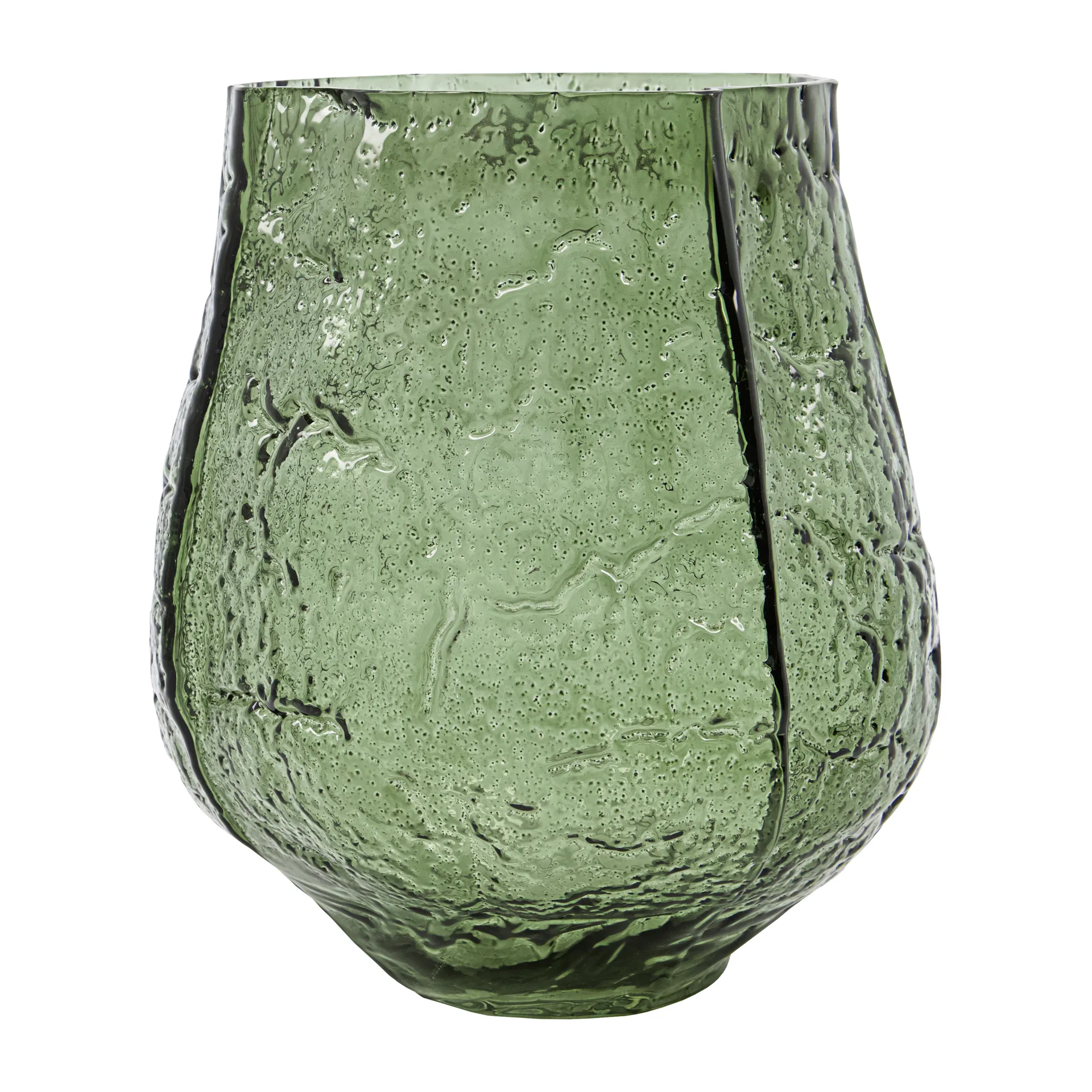 Vaso Moun 22 cm, Verde escuro House Doctor