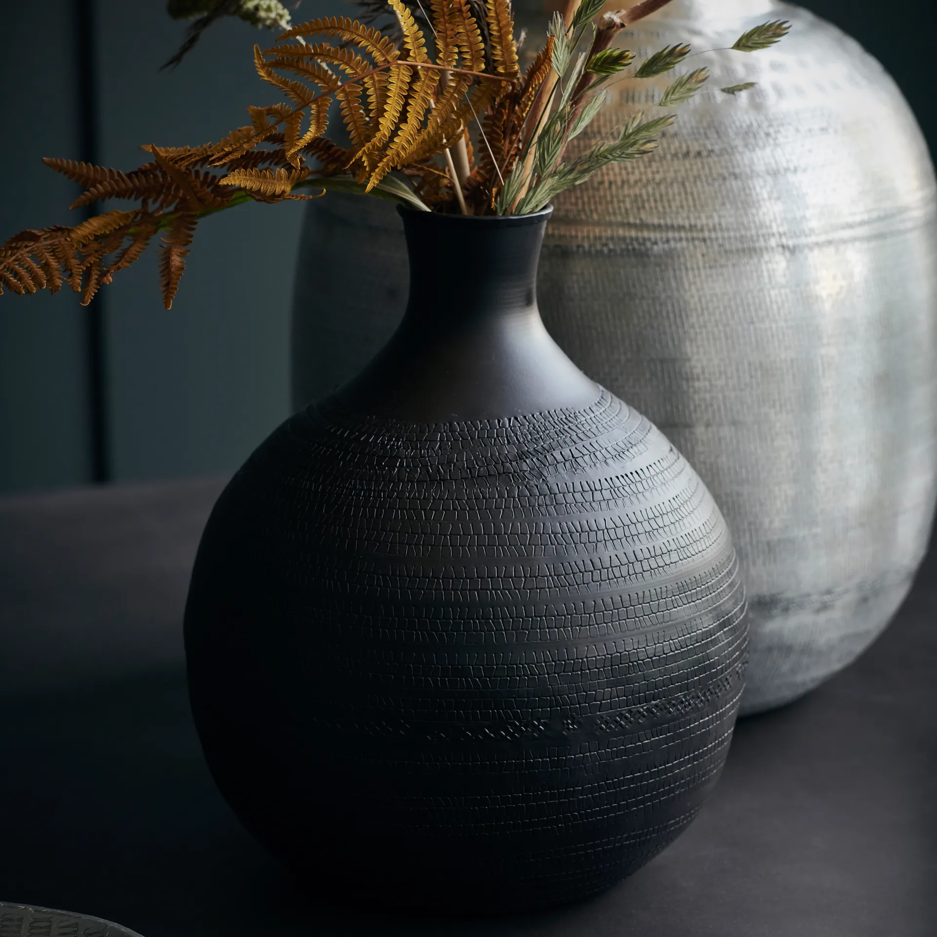 Vaso Reena 25 cm, brown House Doctor