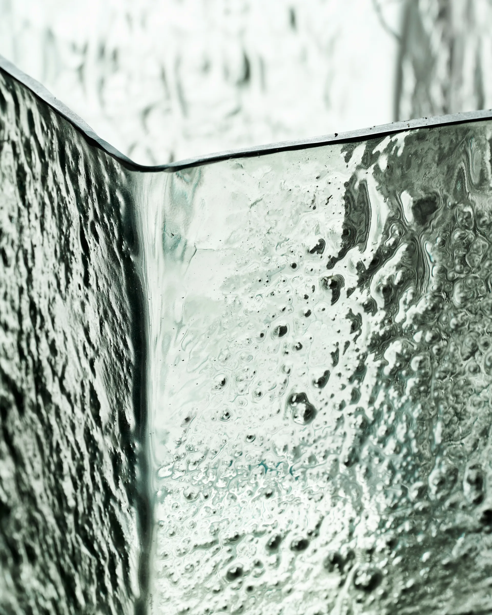 Vaso Square 18x18 cm, Azul claro House Doctor