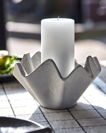 Vaso suporte para vela tealight - Cinza - House Doctor