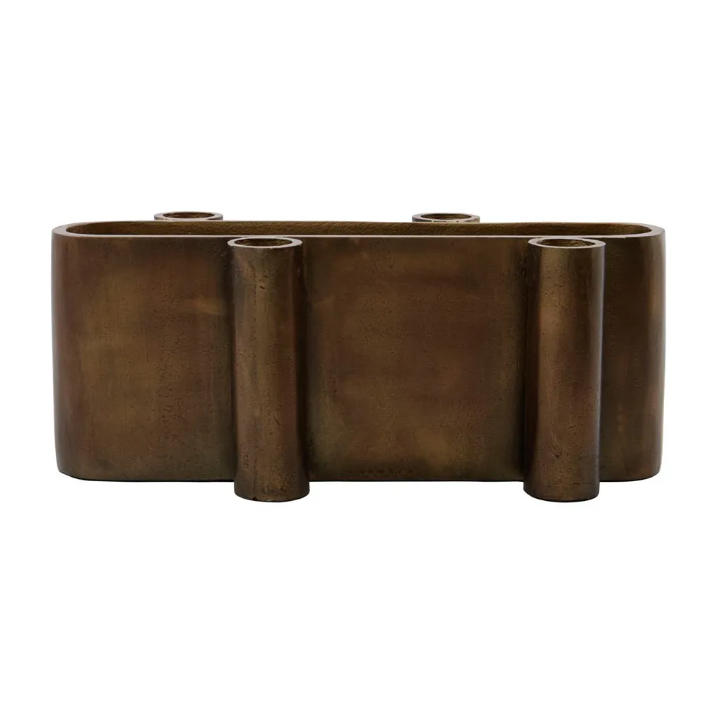 Vela do advento Four oval, Latão antigo House Doctor