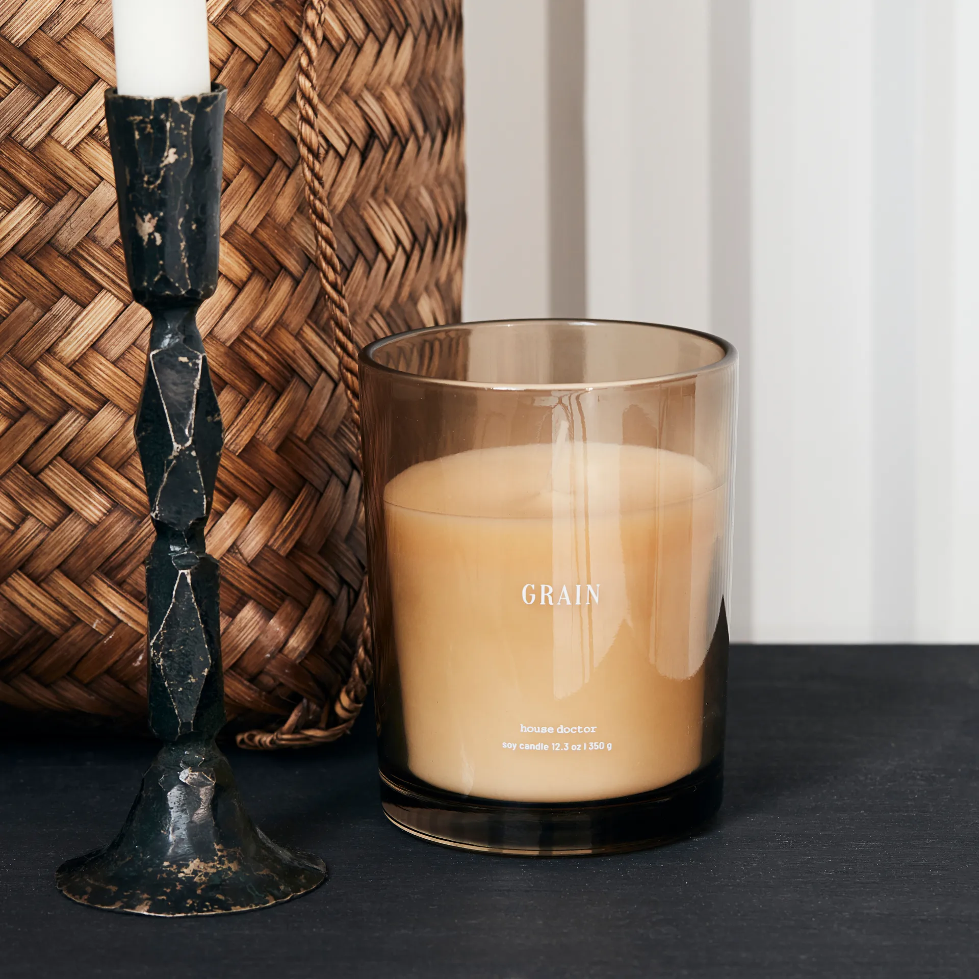 Vela perfumada Grain 50 horas, brown House Doctor