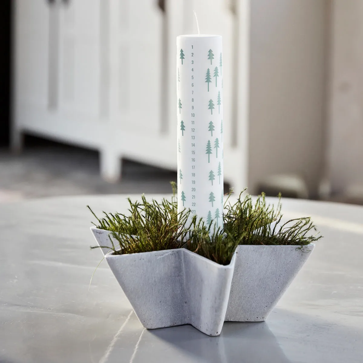 Vela Shine calender, Light grey House Doctor