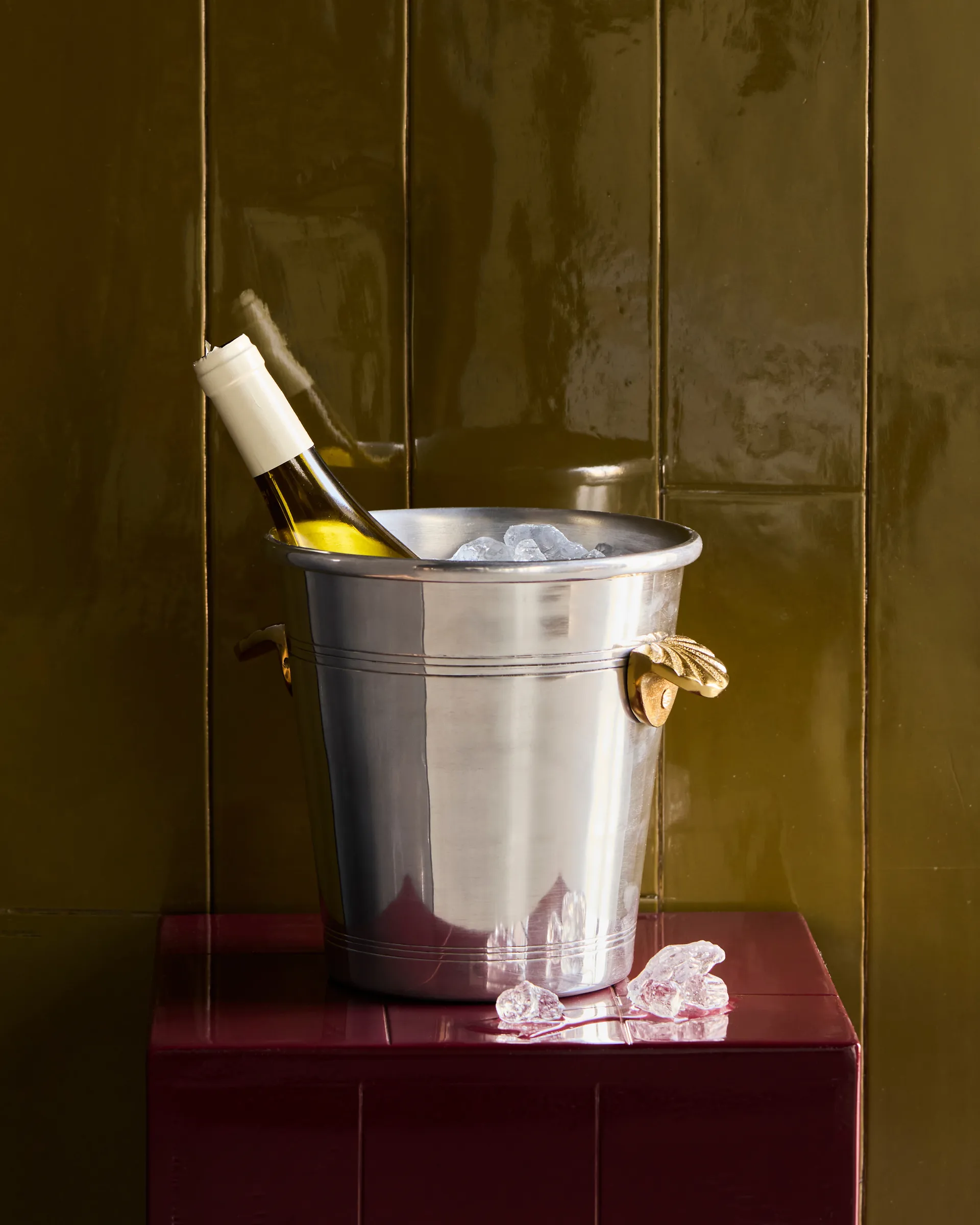 Vind resfriador de vinho, Acabamento prateado antigo House Doctor