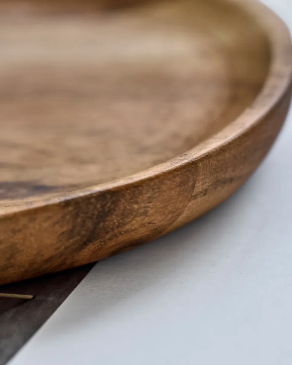 Wood bandeja 19x33 cm 2 unidades, Natural House Doctor