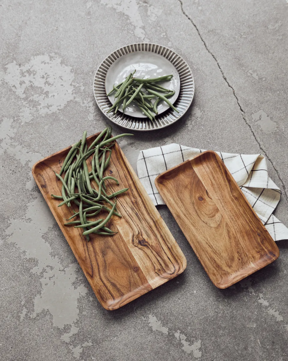 Wood bandeja 2 peças, Natural House Doctor