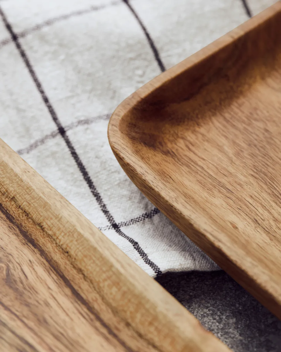 Wood bandeja 2 peças, Natural House Doctor